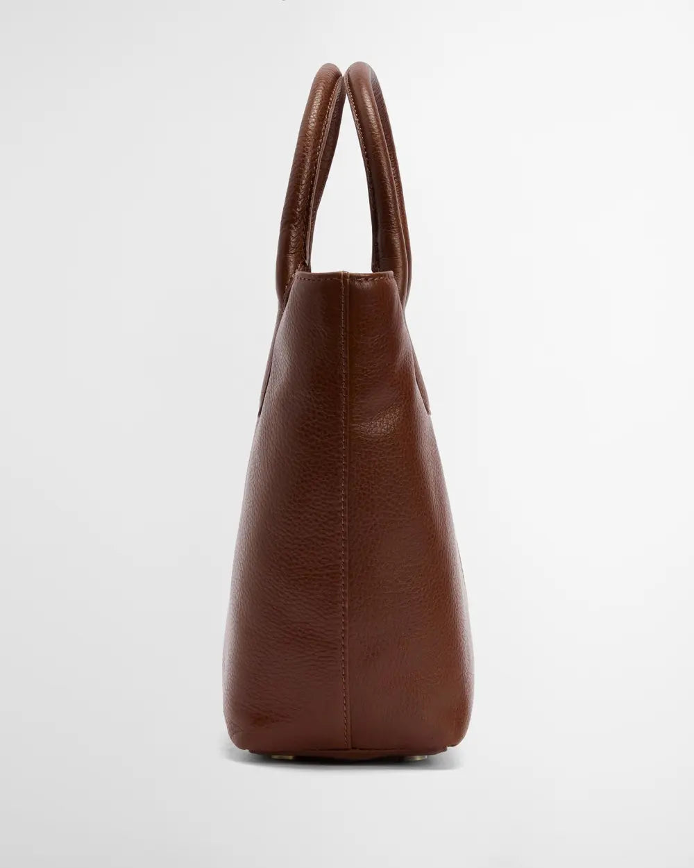 Barbour Birch Leather Tote Bag - Brown