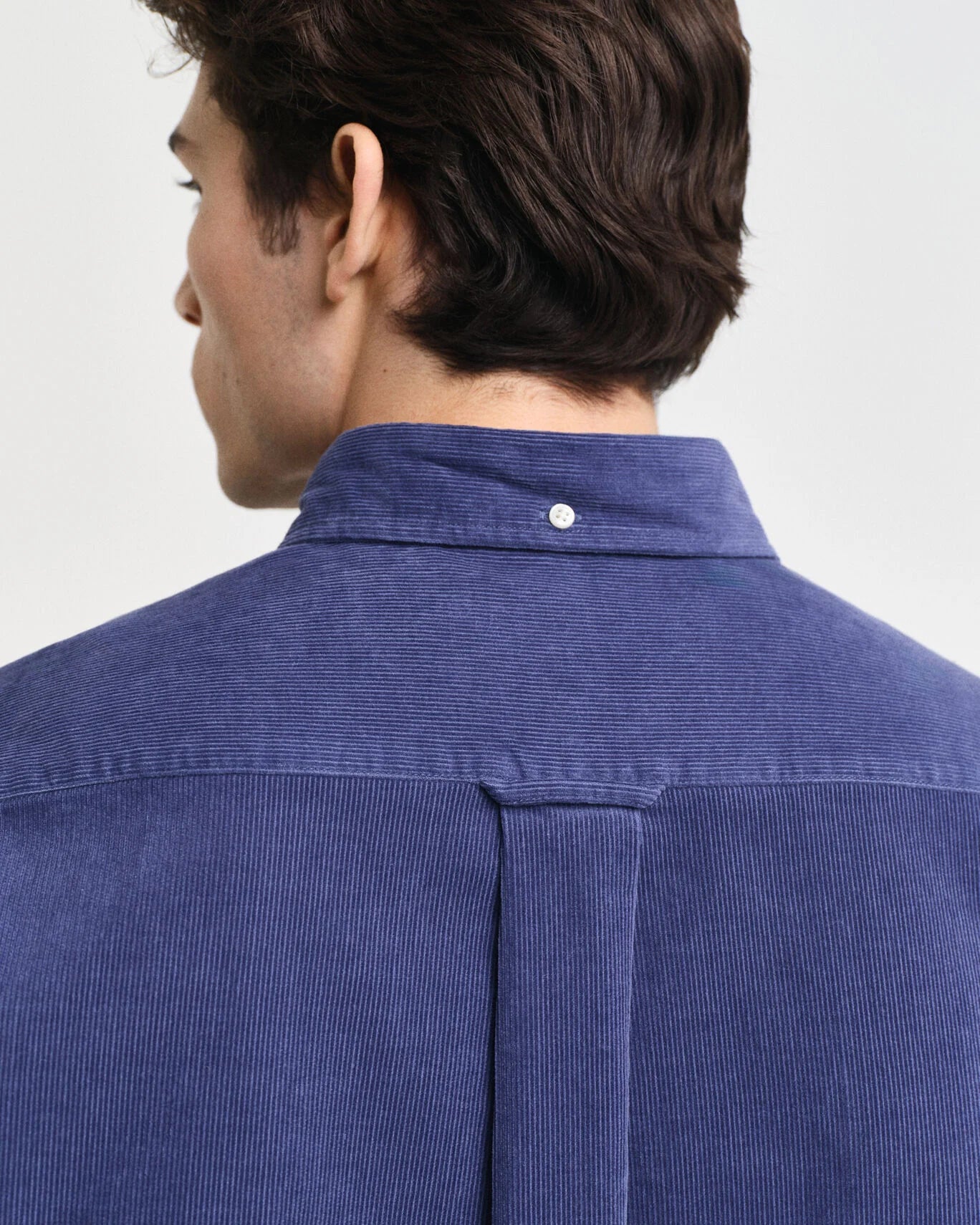 Gant Regular Fit Courduroy Shirt - Dusty Navy