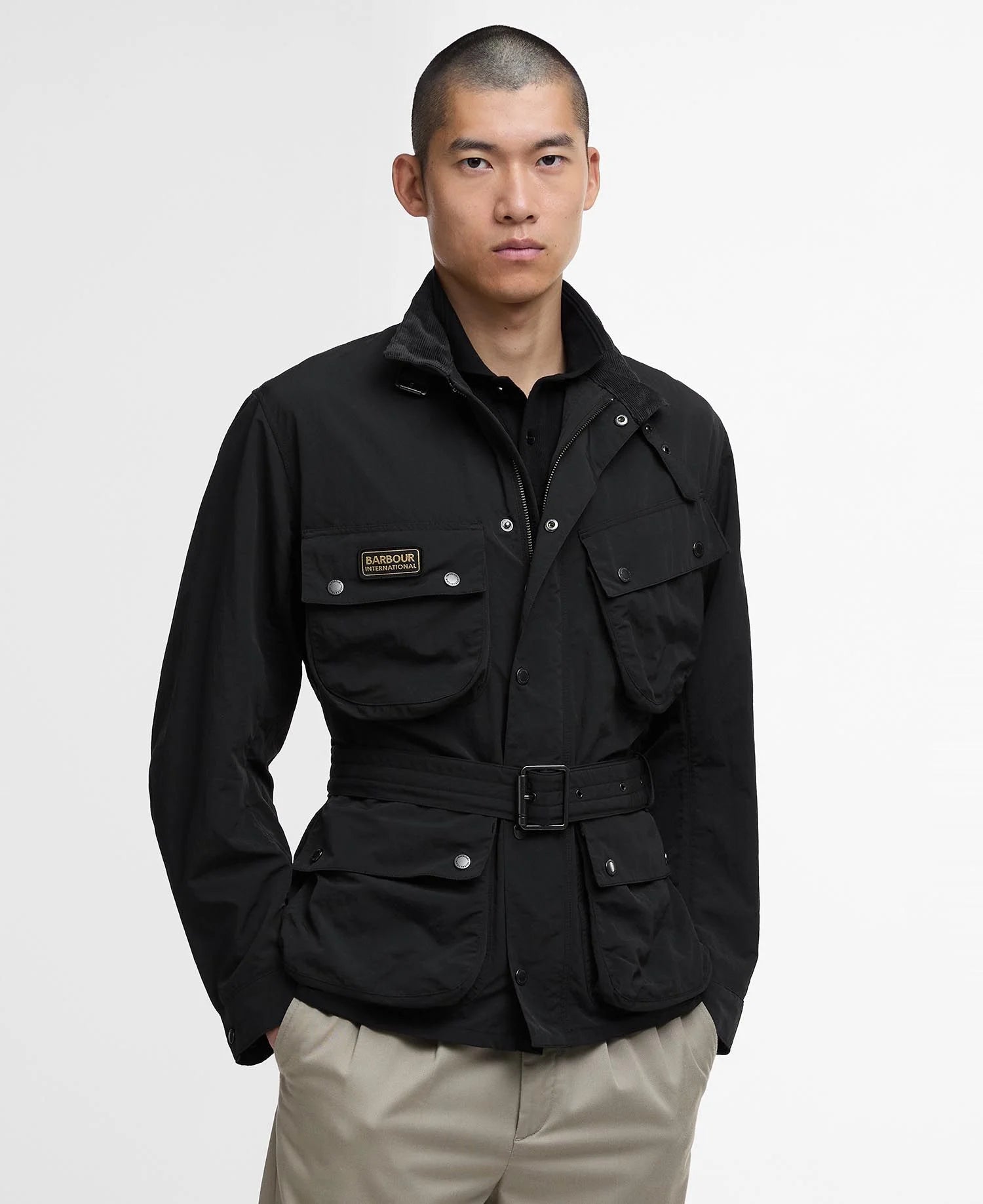 Barbour International Contempary A7 Showerproof Jacket - Black