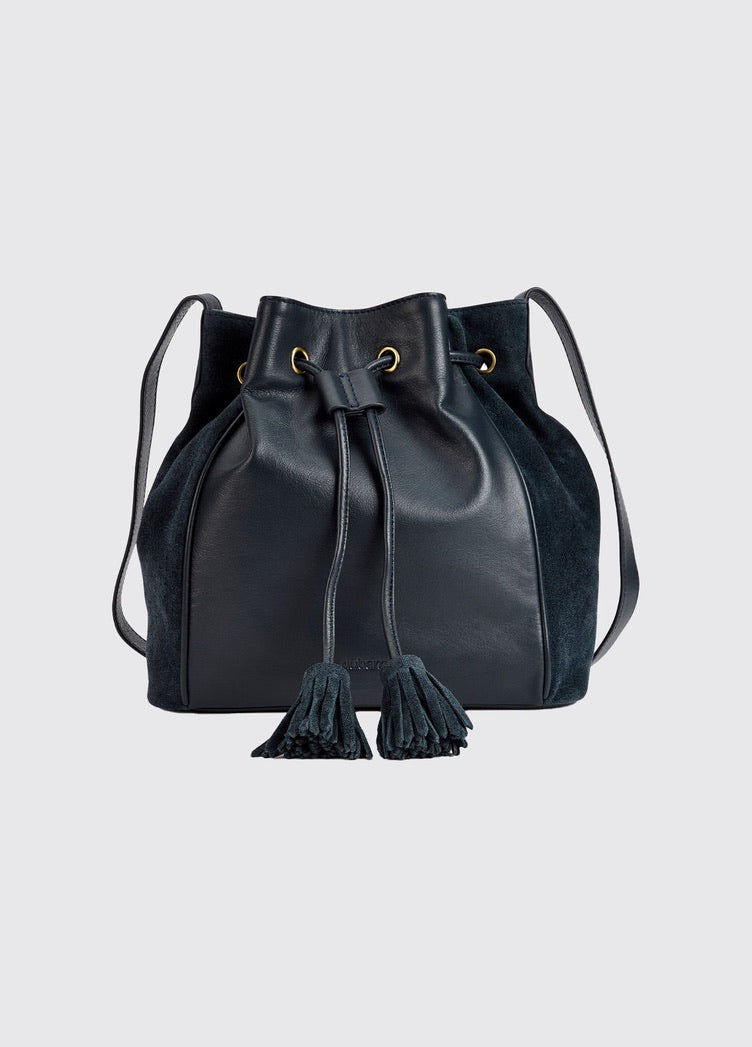 Dubarry Doonbeg Cross-body bucket bag - Navy
