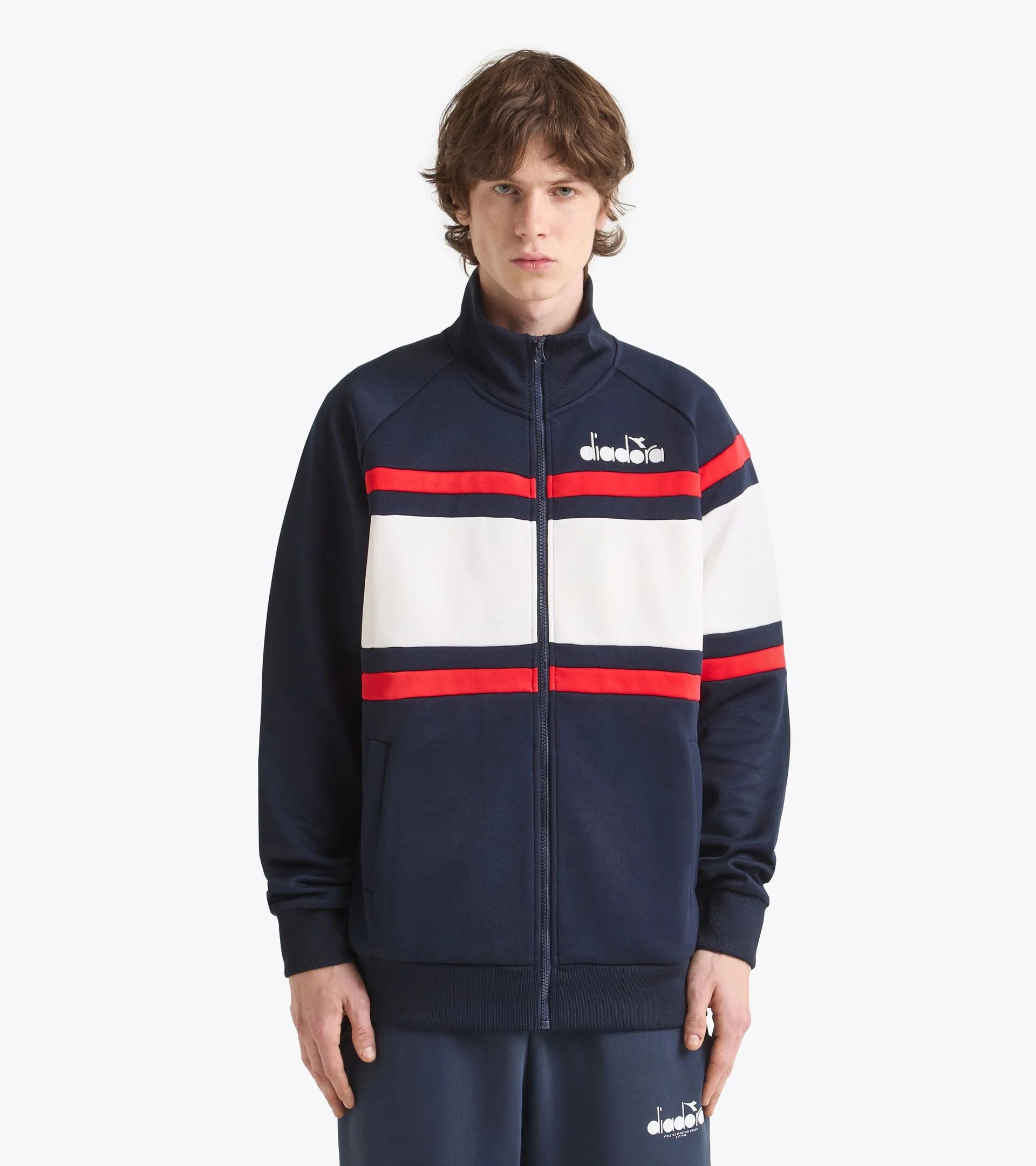 Diadora Track Top Jacket 80's - Blue Denim