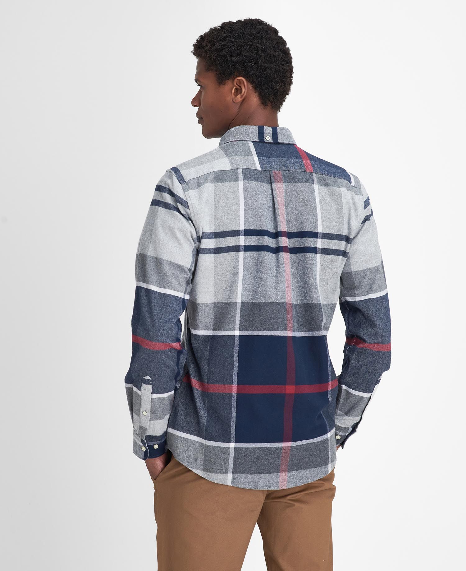 Barbour Iceloch Tailored Tartan Shirt - Blue Granite