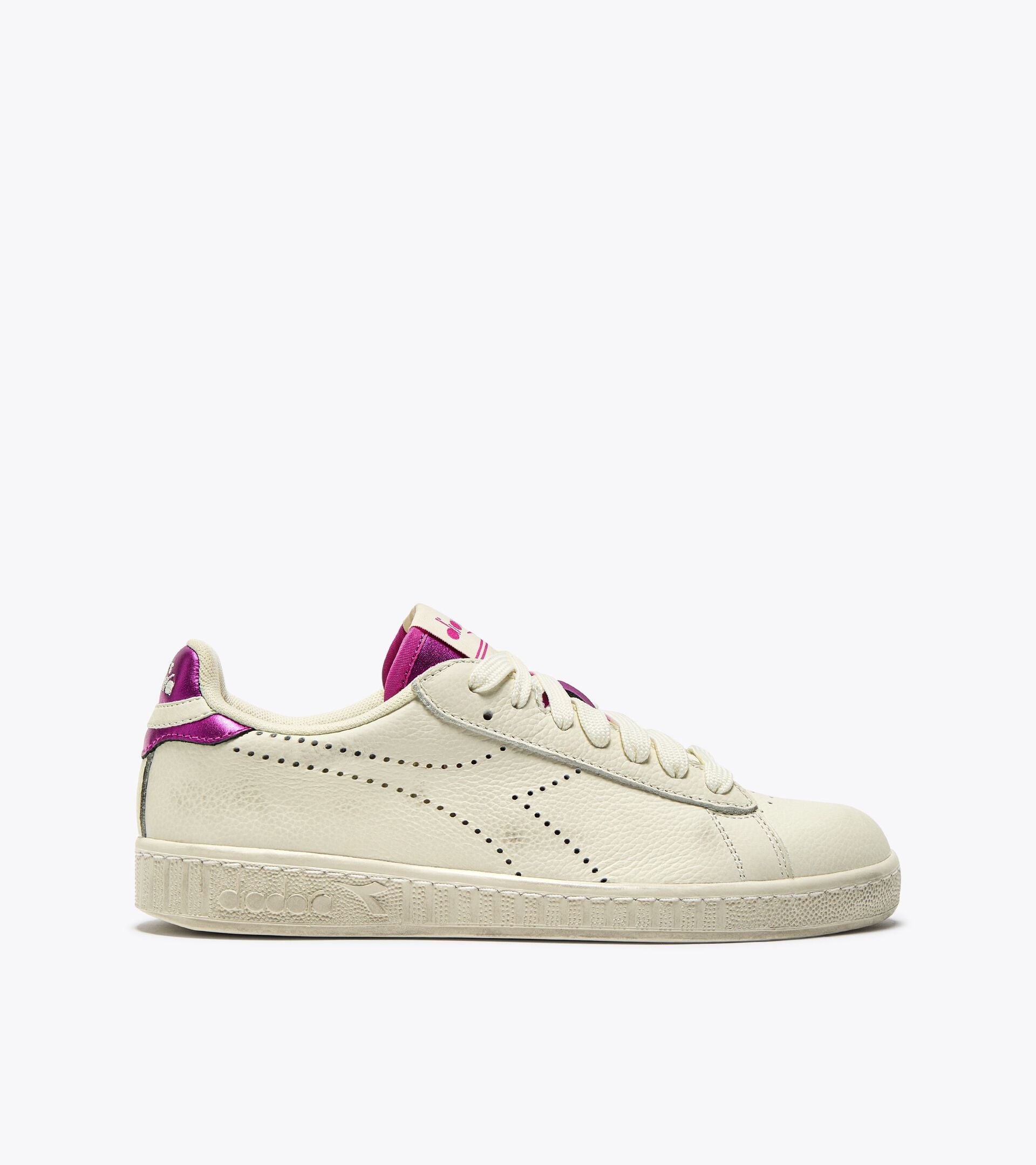 Diadora Game L Low Punched Trainers - White