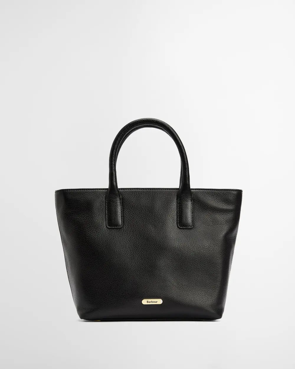 Barbour Birch Leather Tote Bag - Black