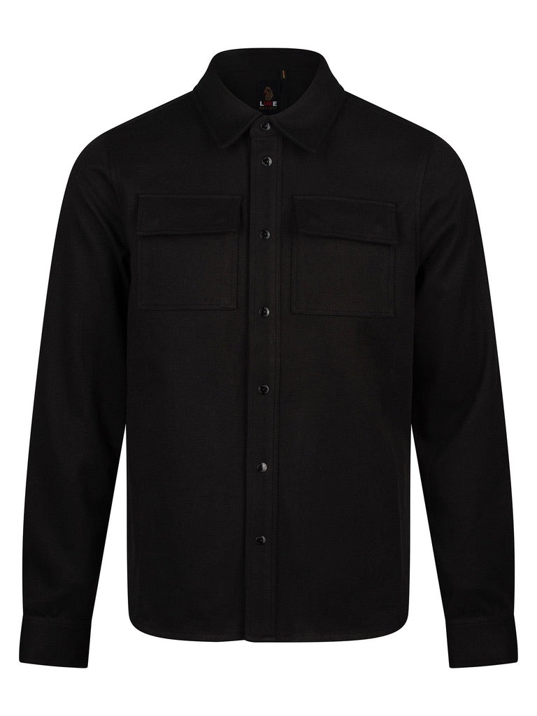 Luke 1977 Ettrick Overshirt - Dark Navy