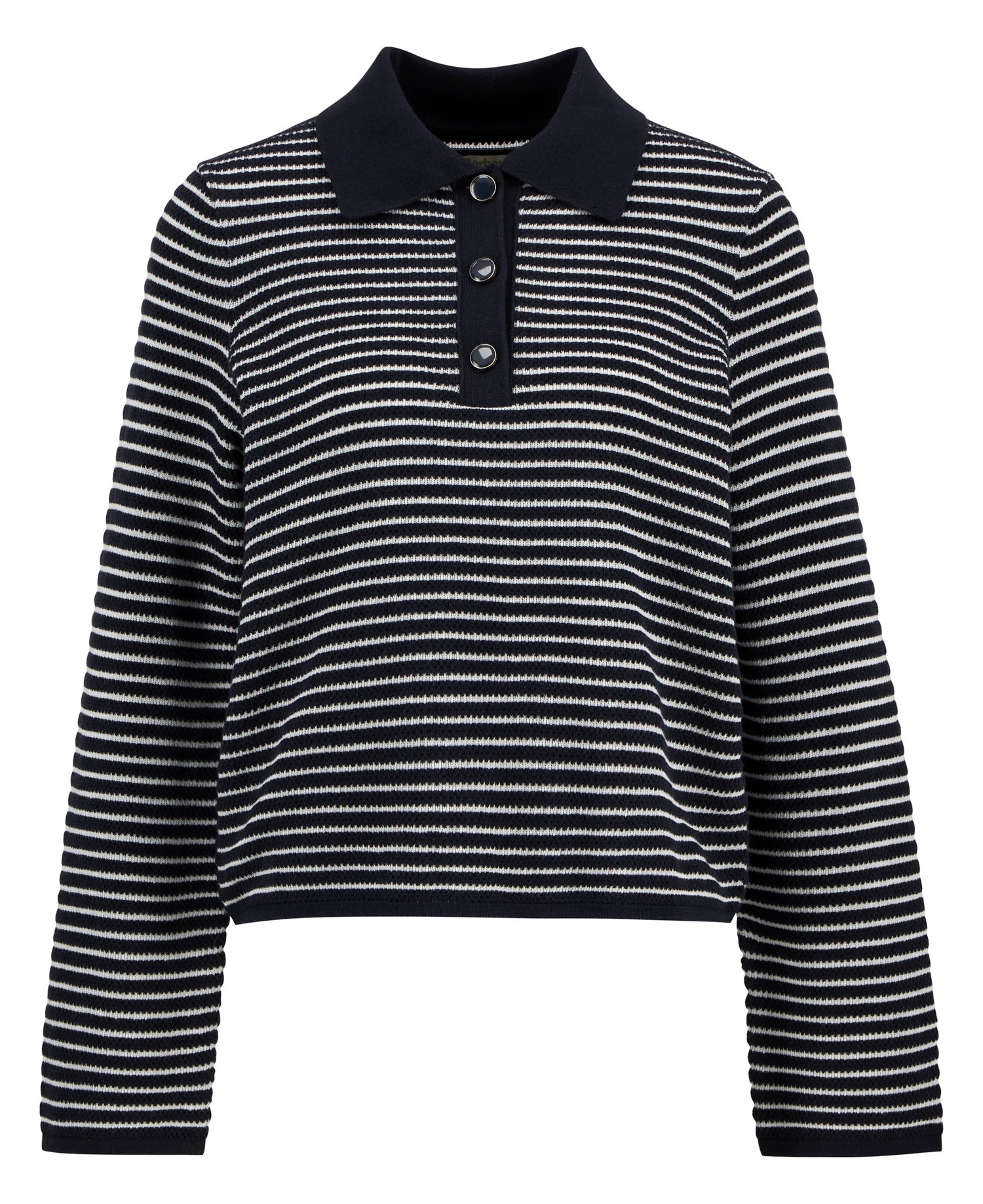 Barbour Inez Knitted Jumper - Dark Navy Stripe