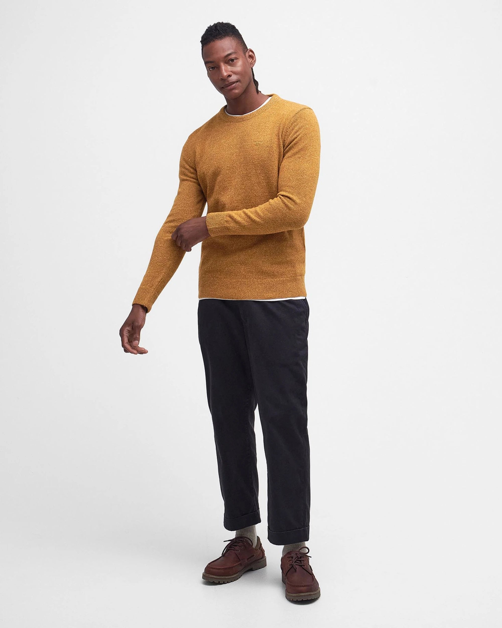 Barbour Tisbury Crew Neck Sweater - Copper