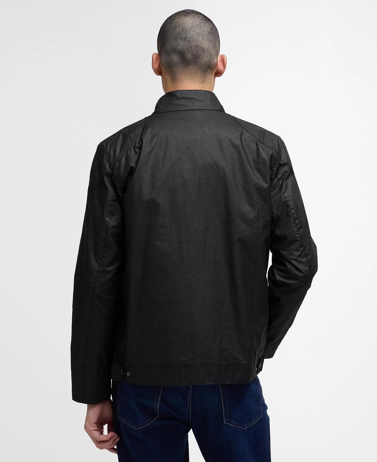 Barbour International Merton Wax Jacket - Black