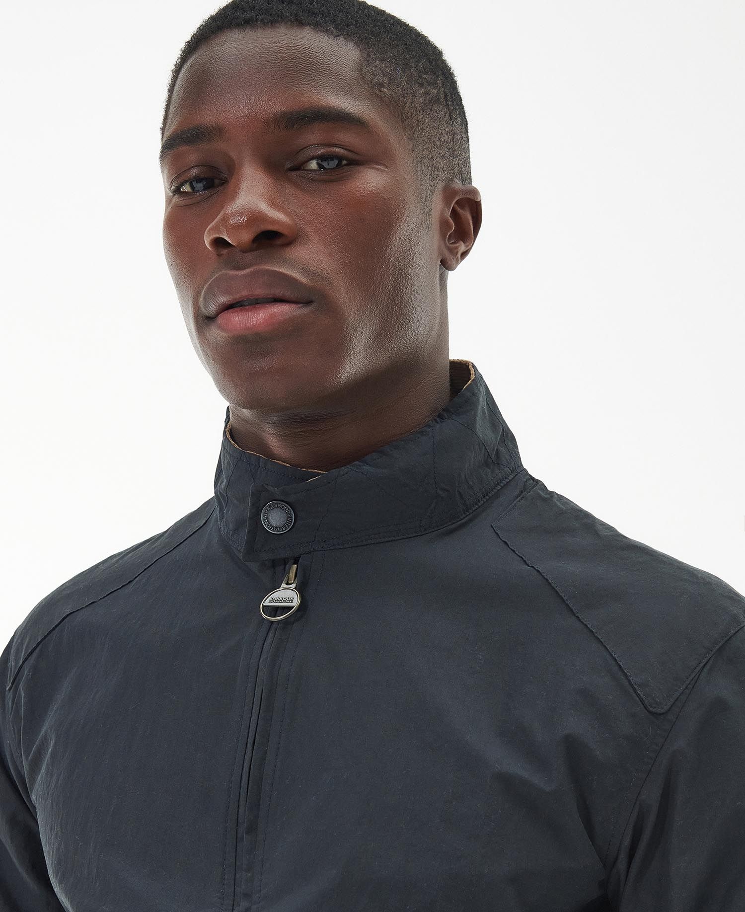 Barbour International SMQ Recitifer Harrington Jacket - Navy