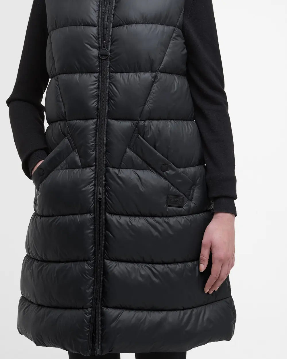 Barbour International Cecilla Puffer Gilet - Black