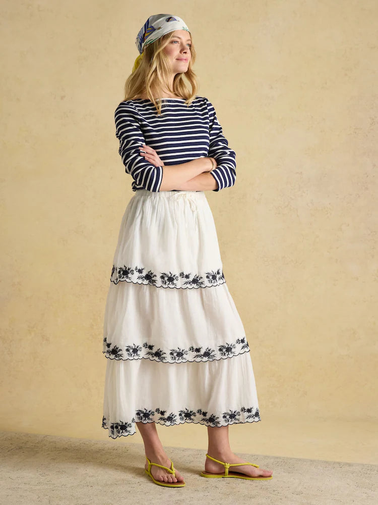 Joules Harbour Top - Navy/Cream