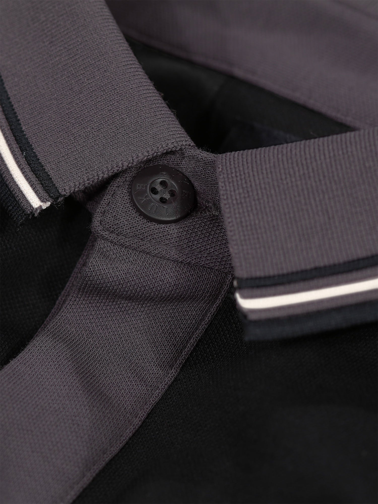 Luke Leo Tonal Polo Shirt - Black