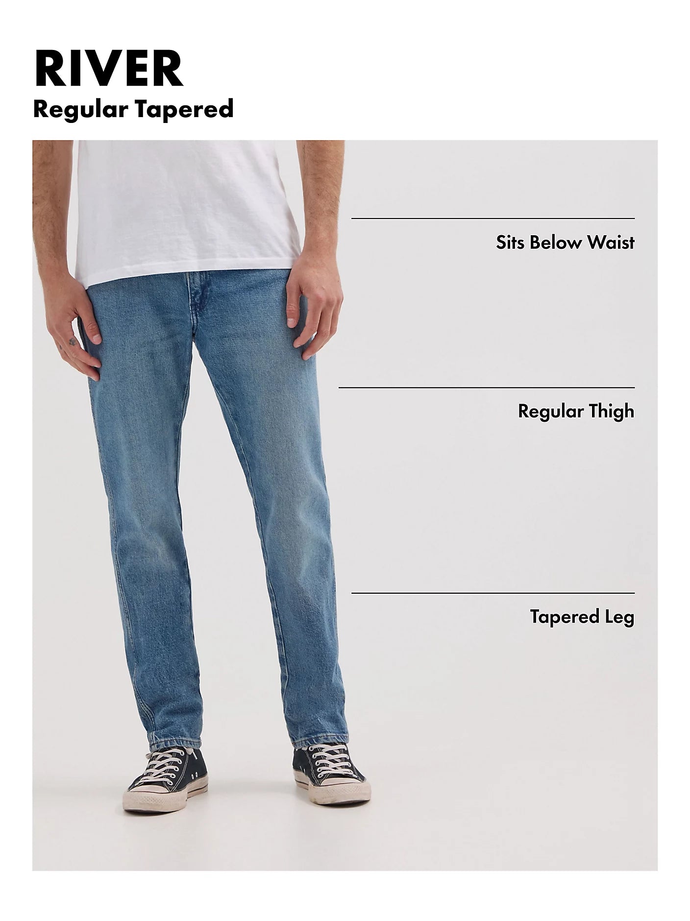 Wrangler Jeans River Tapered - Outlaw