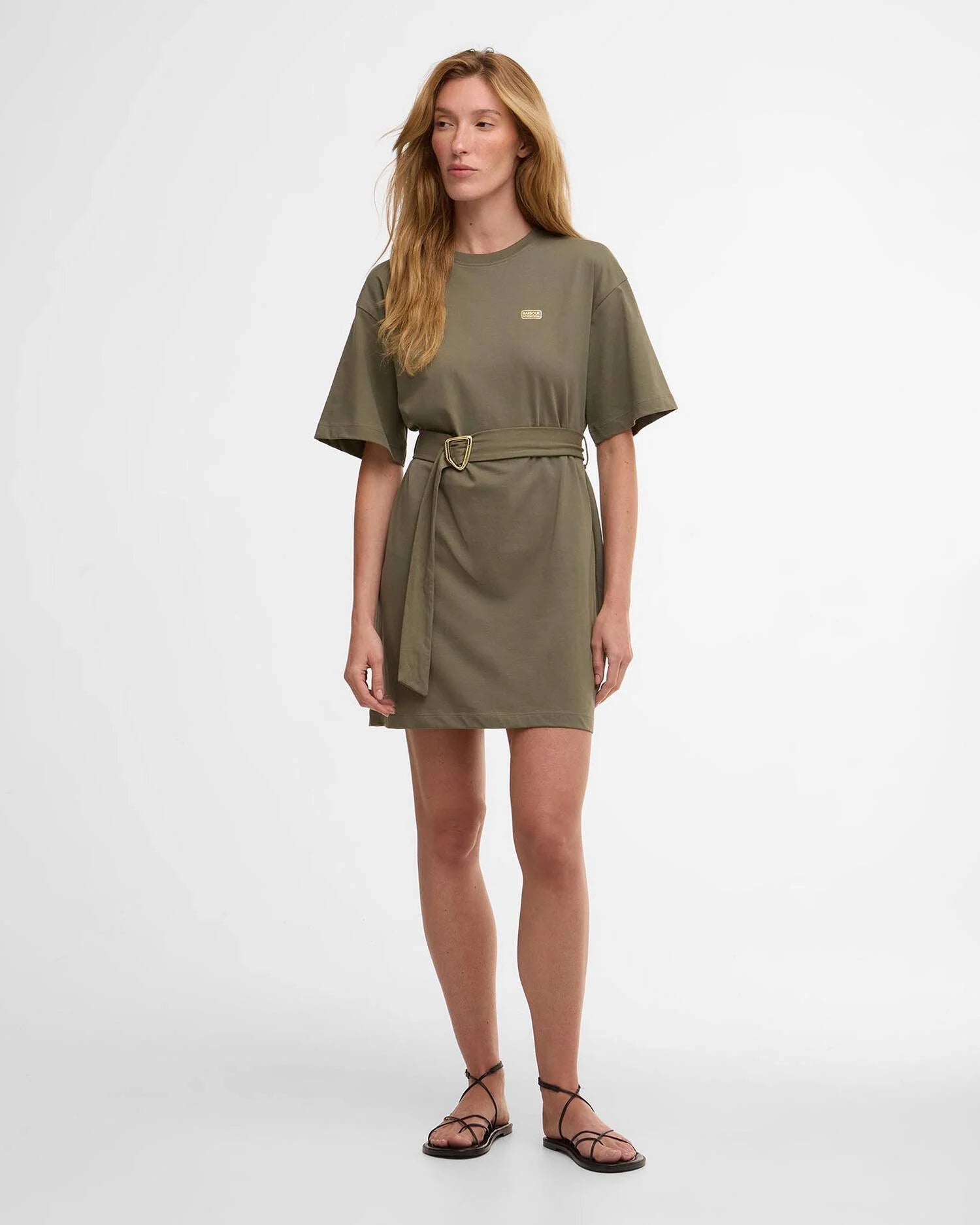 Barbour International Uma Mini Dress - Dusky Khaki