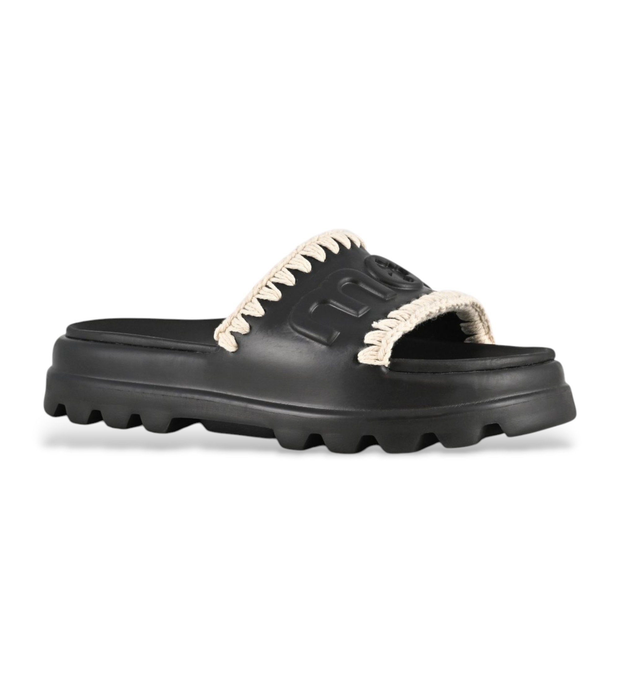 Mou Eva One-Piece Slide - Black