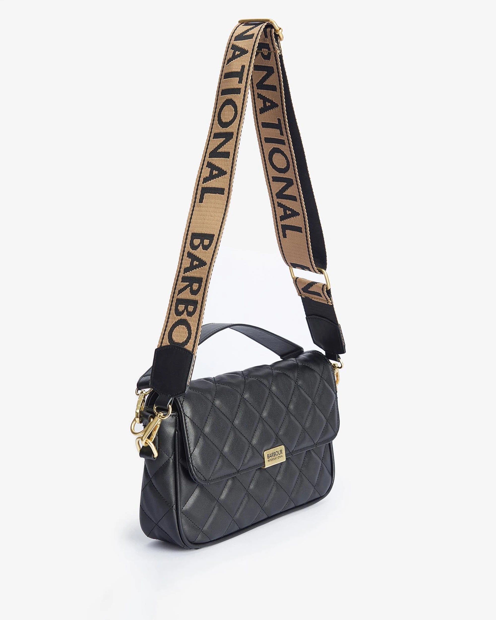 Barbour Quilted Soho Crossbody Bag - Black