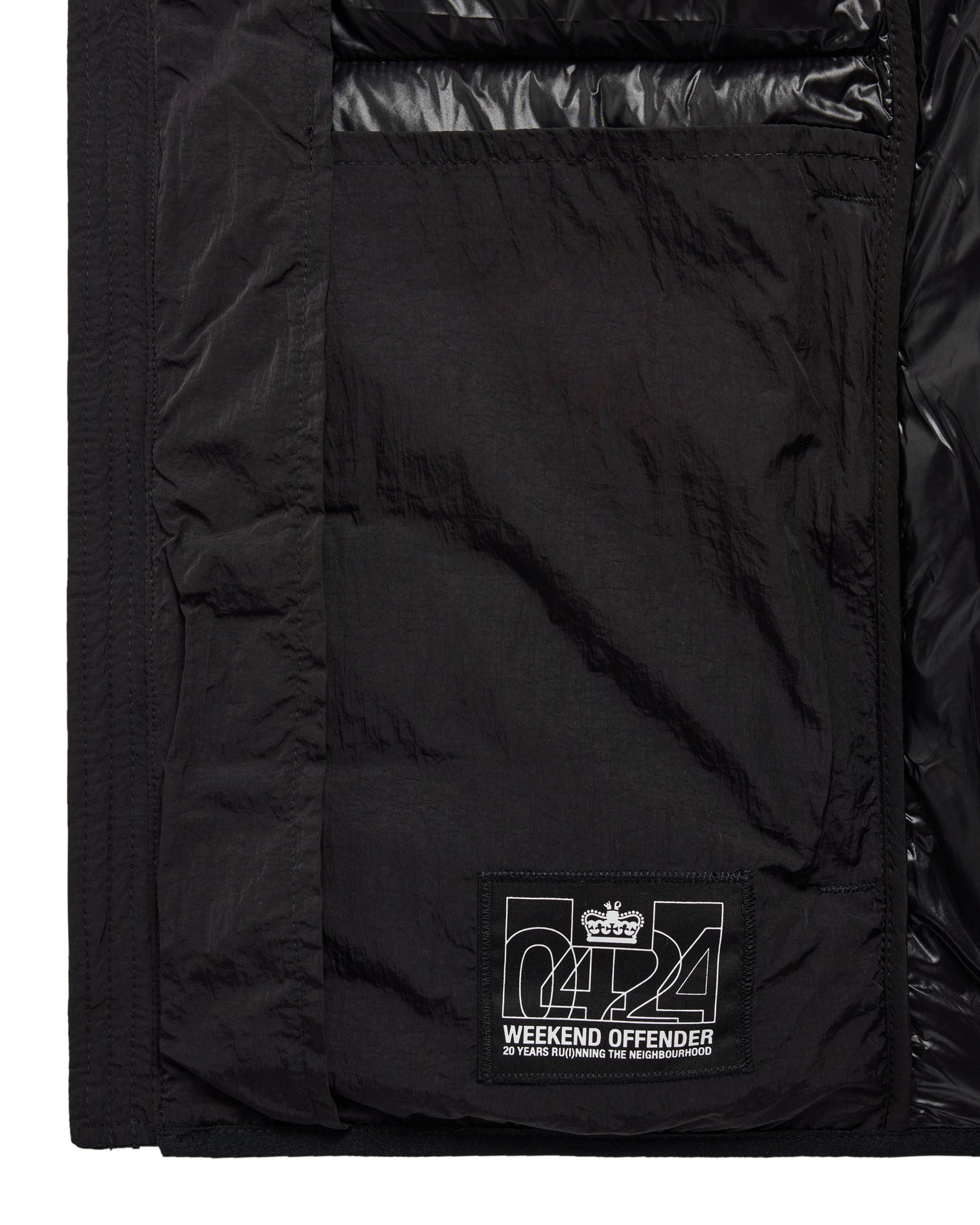 Weekend Offender Gacha Padded Gilet - Black