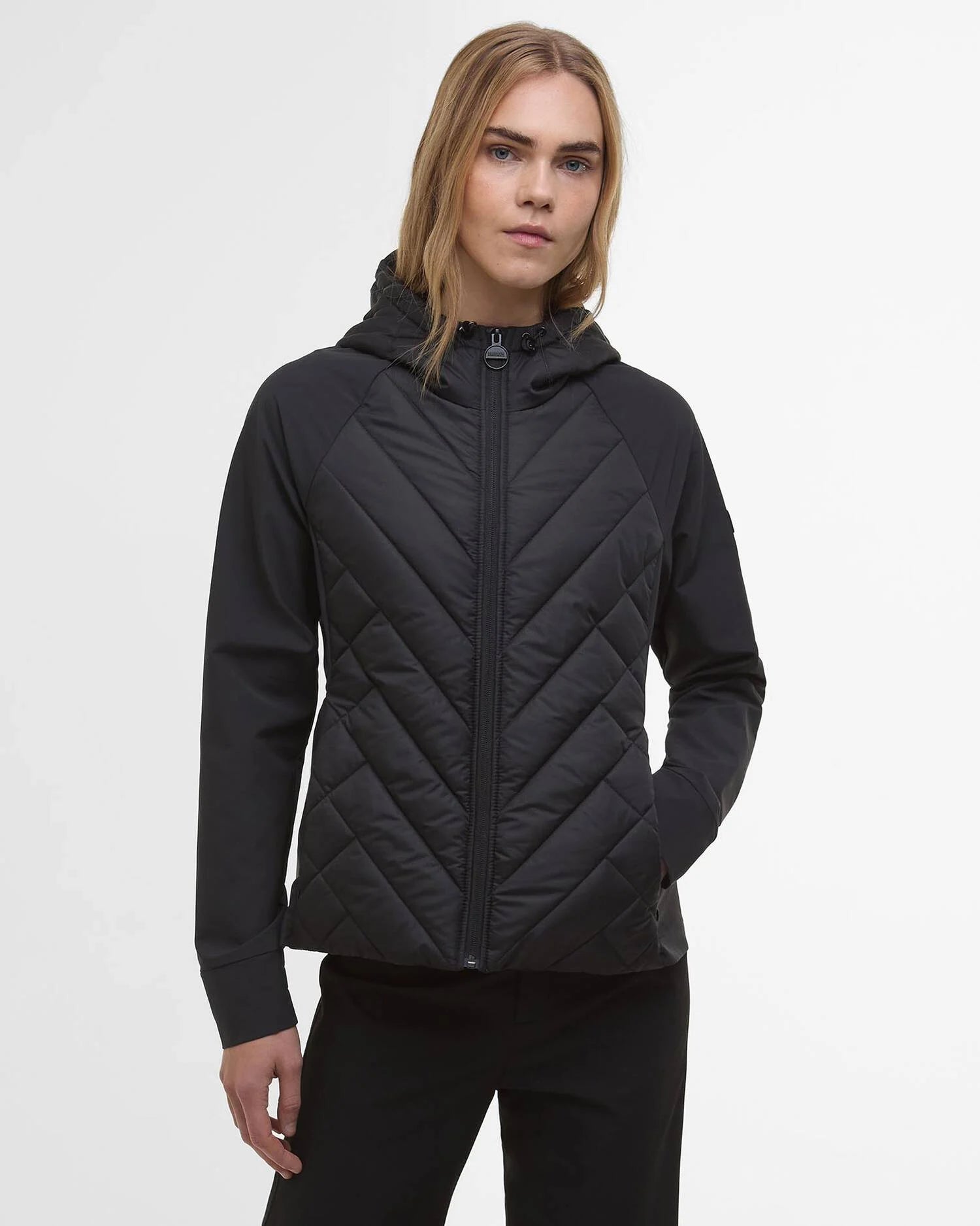 Barbour International Dakota Quilted Sweat - Black