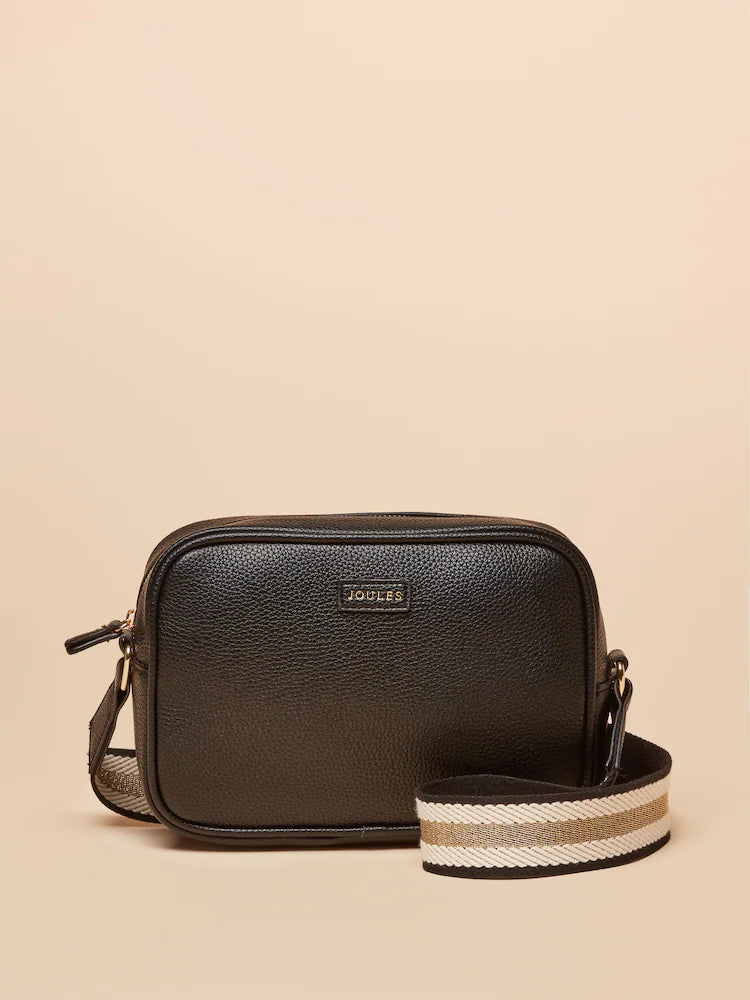 Joules Trent Black Cross Body Bag