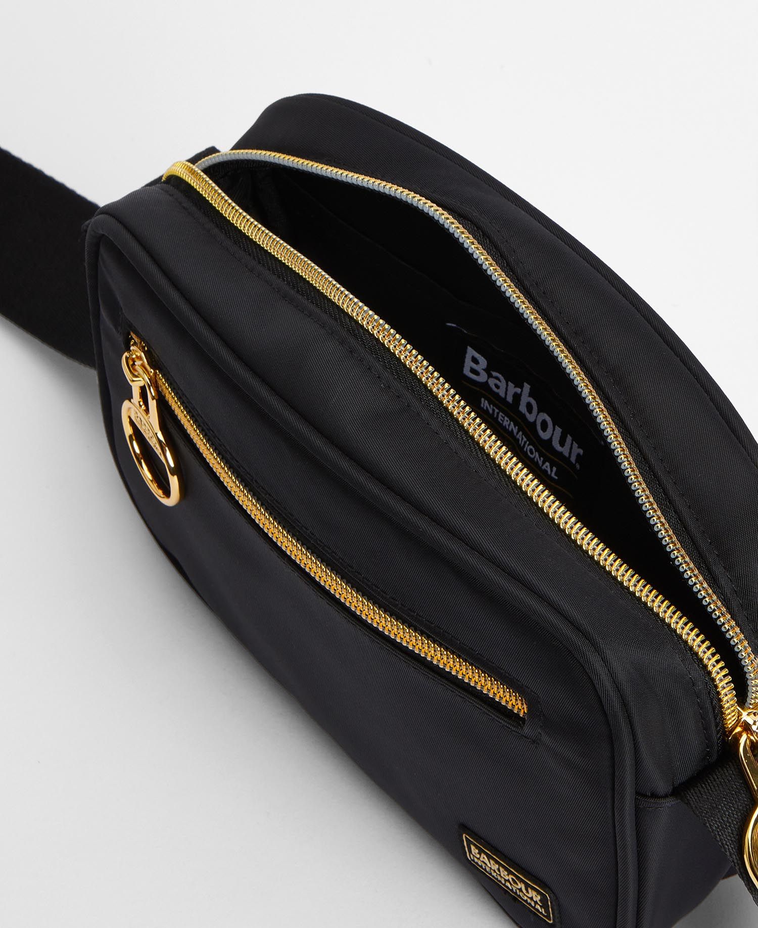 Barbour International Qualify Micro Crossbody Bag - Black