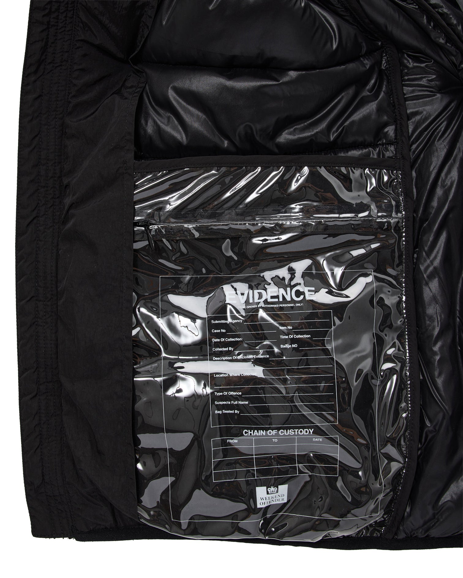 Weekend Offender La Guardia Padded Jacket - Black