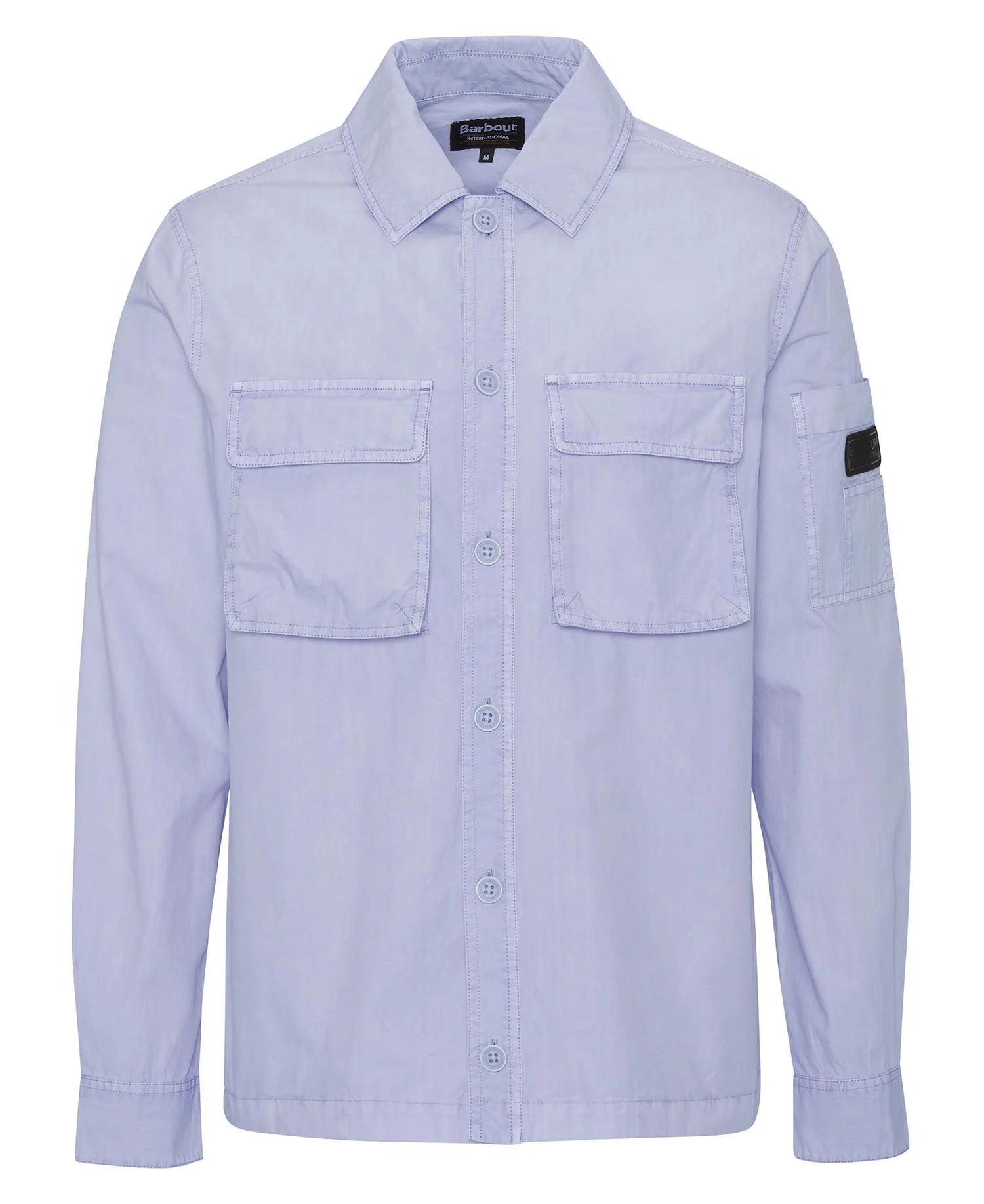 Barbour International Kenneth Garment Dyed Overshirt - Thistle