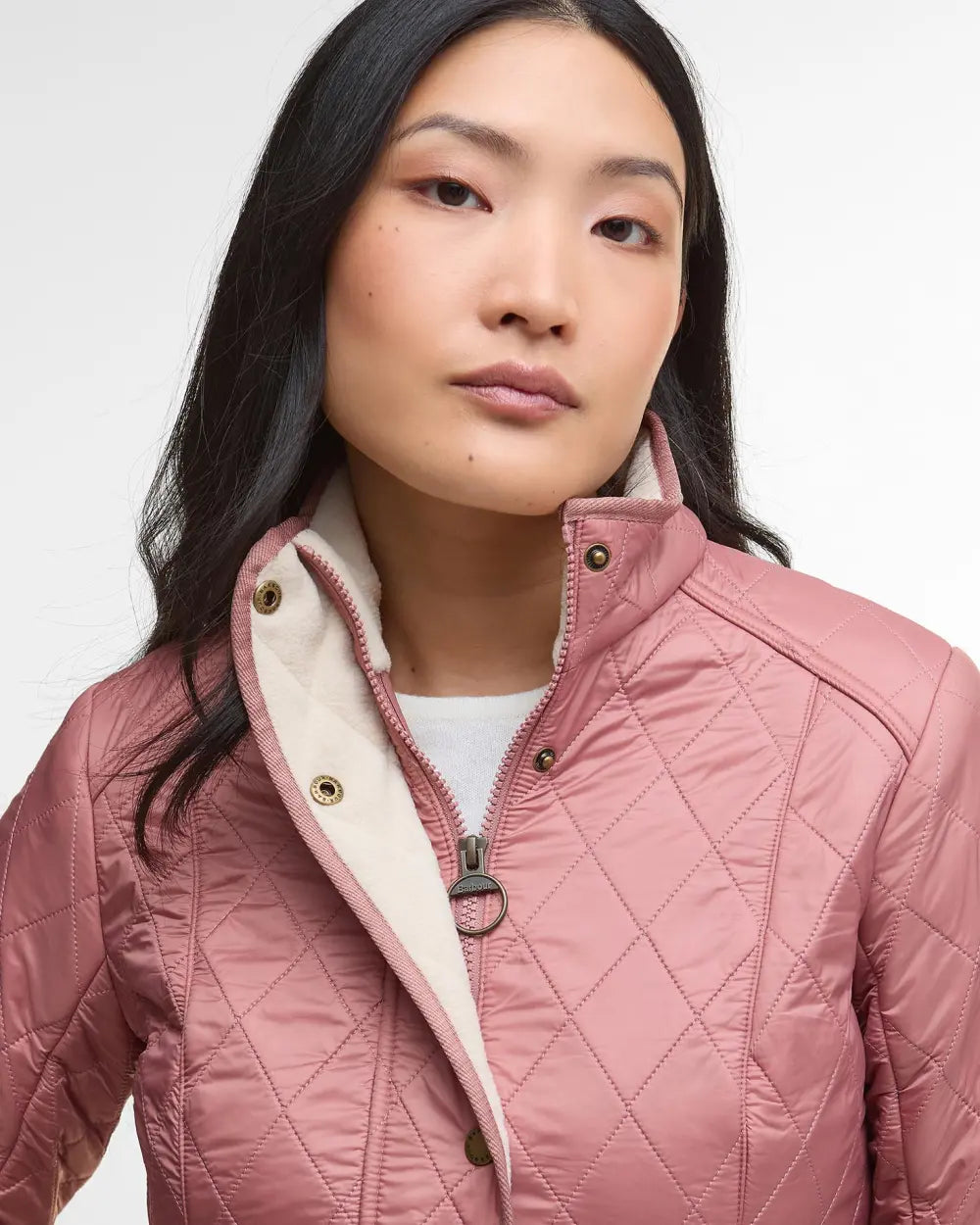 Barbour Cavalry Polarquilt Jacket - Arabesque Pink