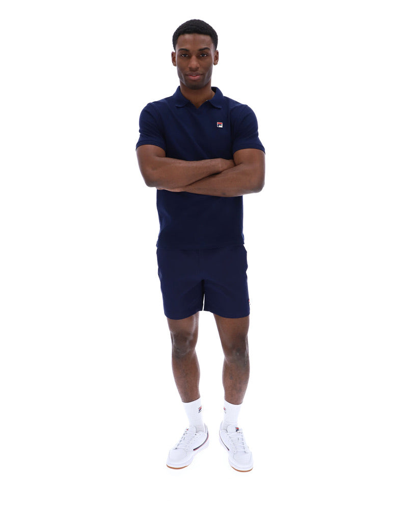 FILA Tristiano Textured Polo - Fila Navy