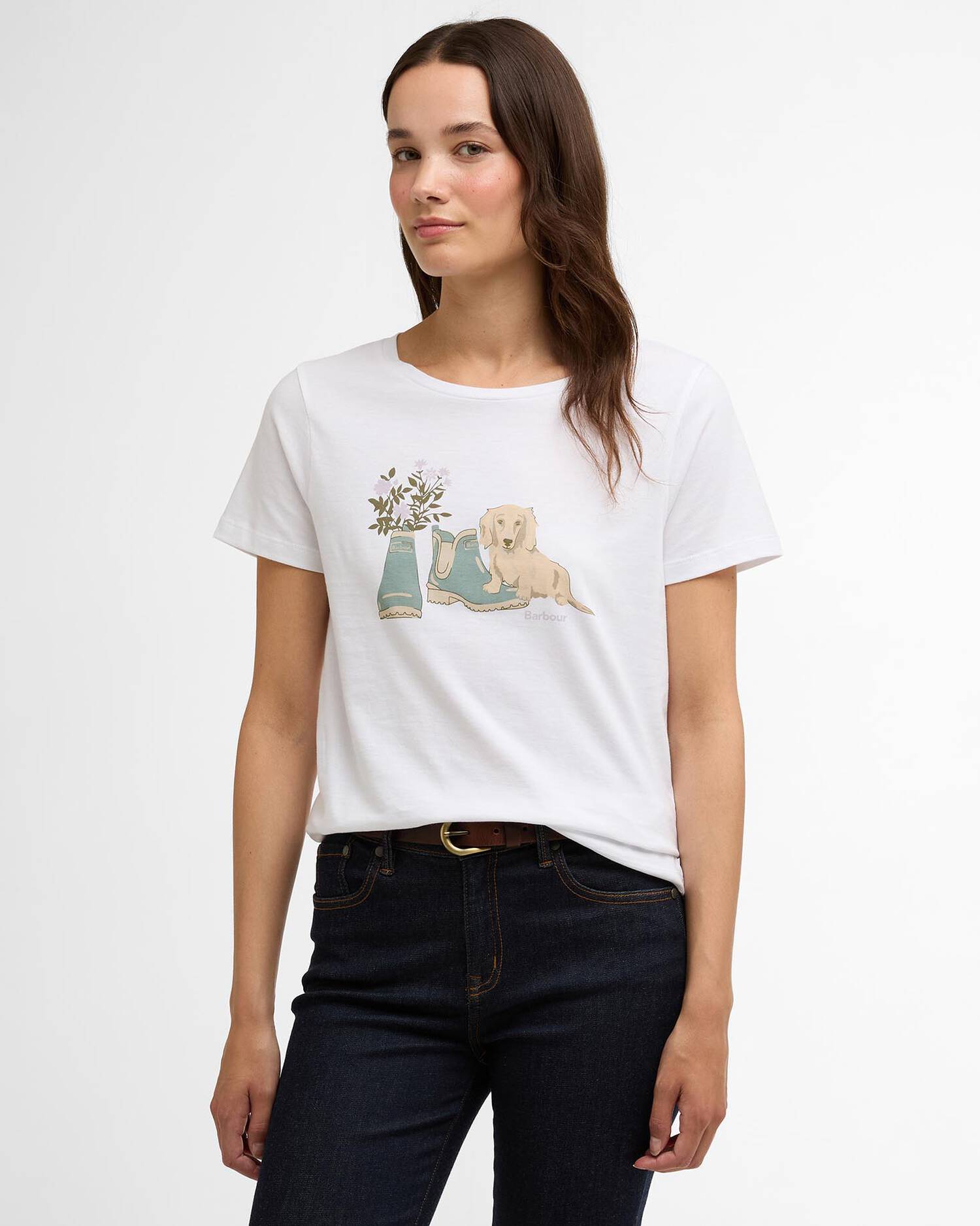 Barbour Brambles T-Shirt - White