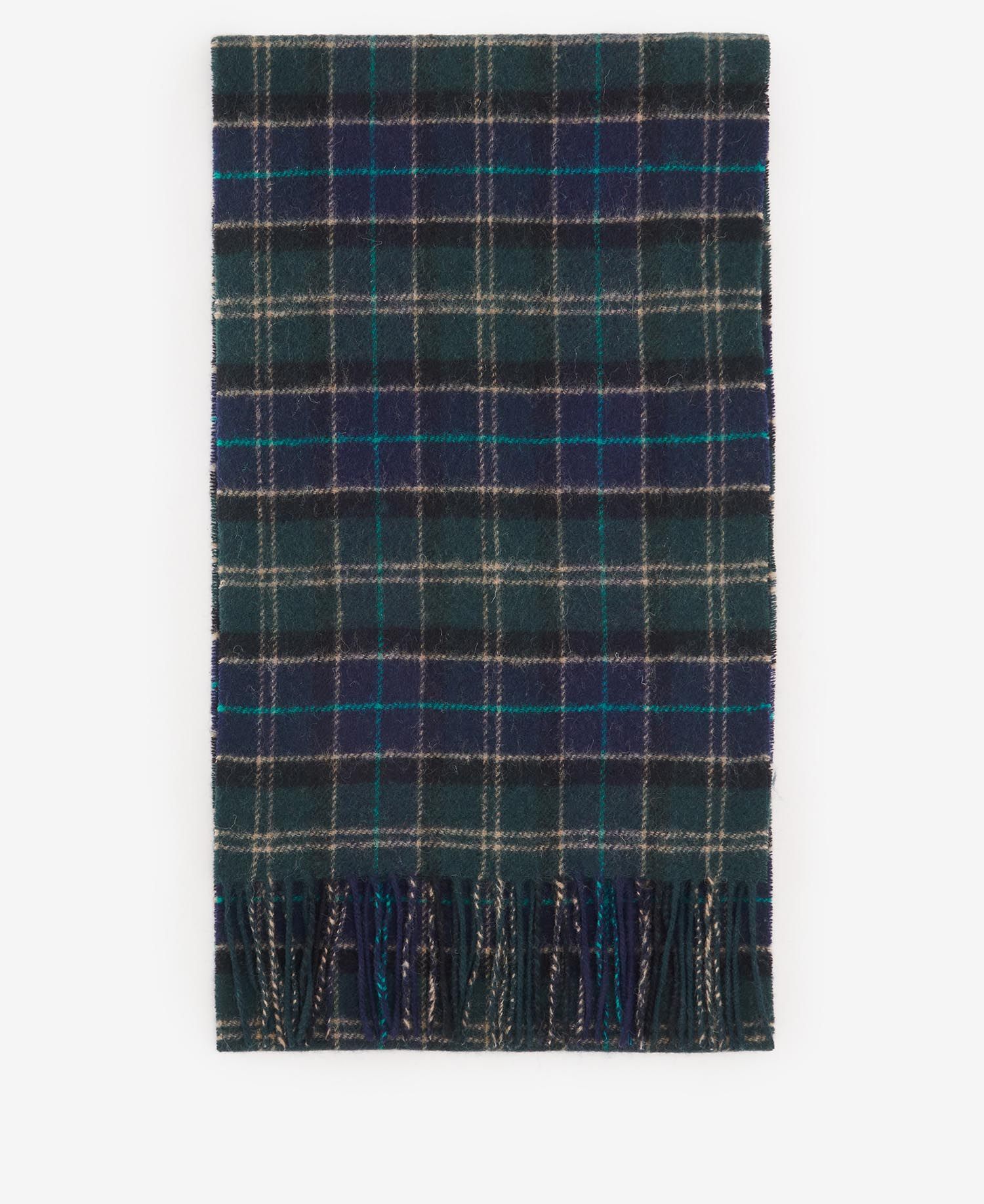 Barbour Tartan Lambswool Scarf - Green Loch
