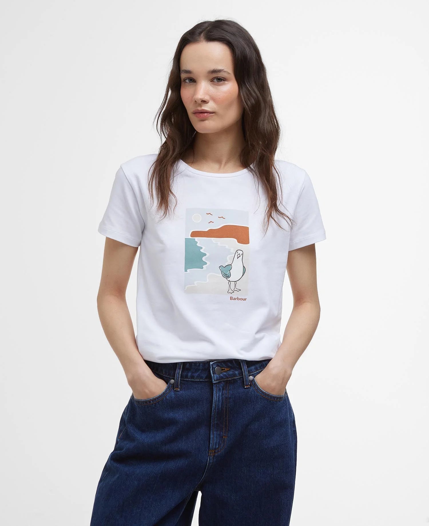 Barbour Merseyside T-Shirt - White