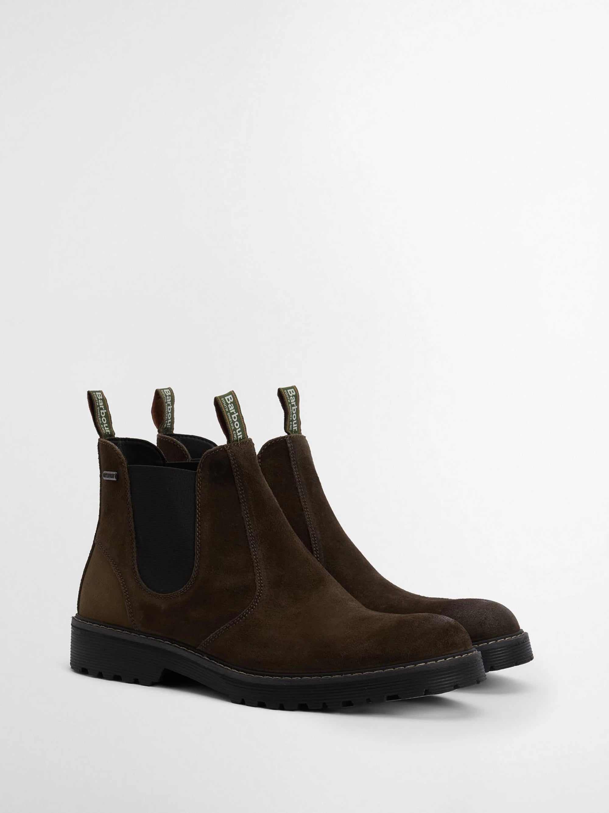 Barbour Patton Chelsea Boots - Oiled Brown