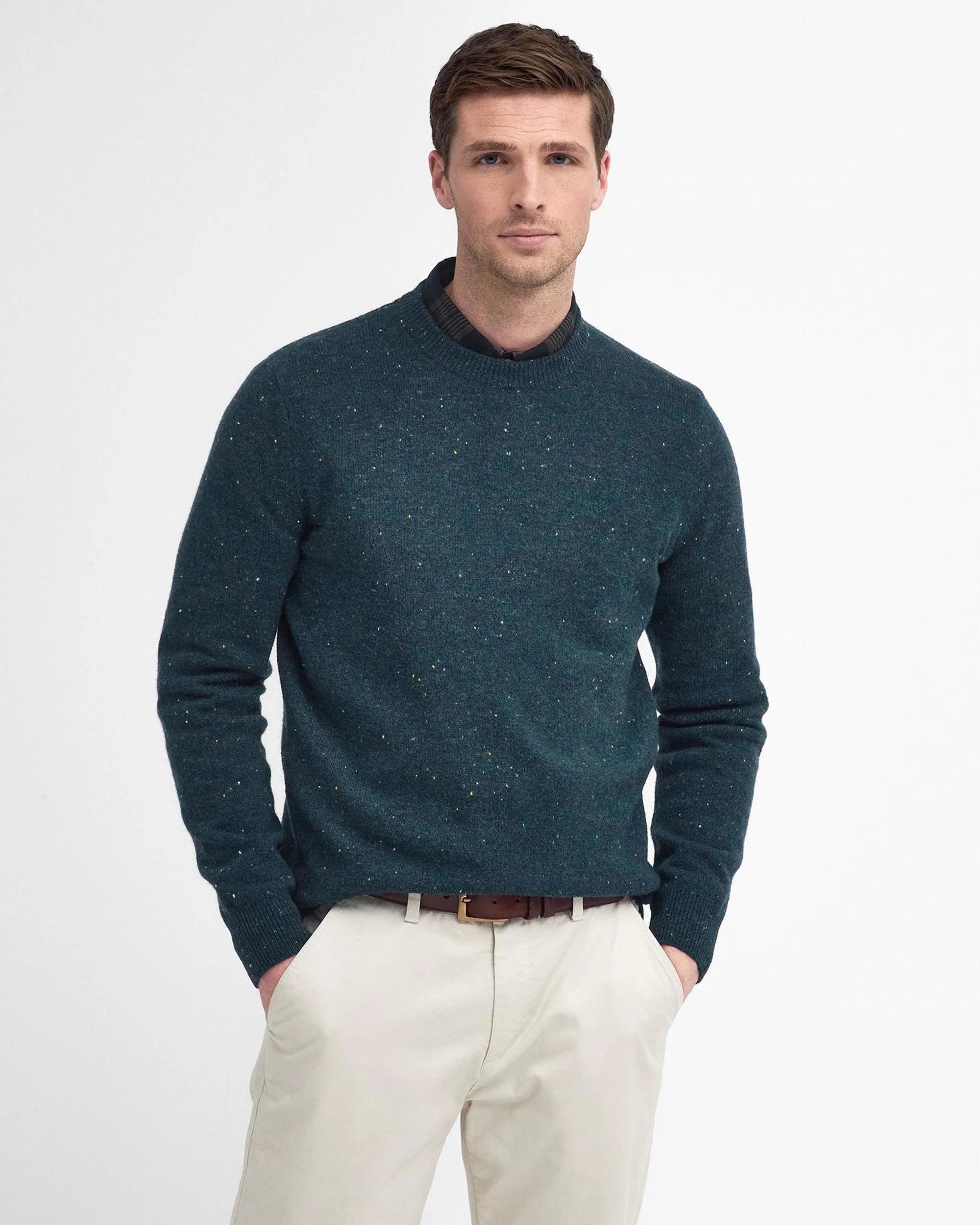 Barbour Tainsbury Crew Neck Sweater - Seaweed