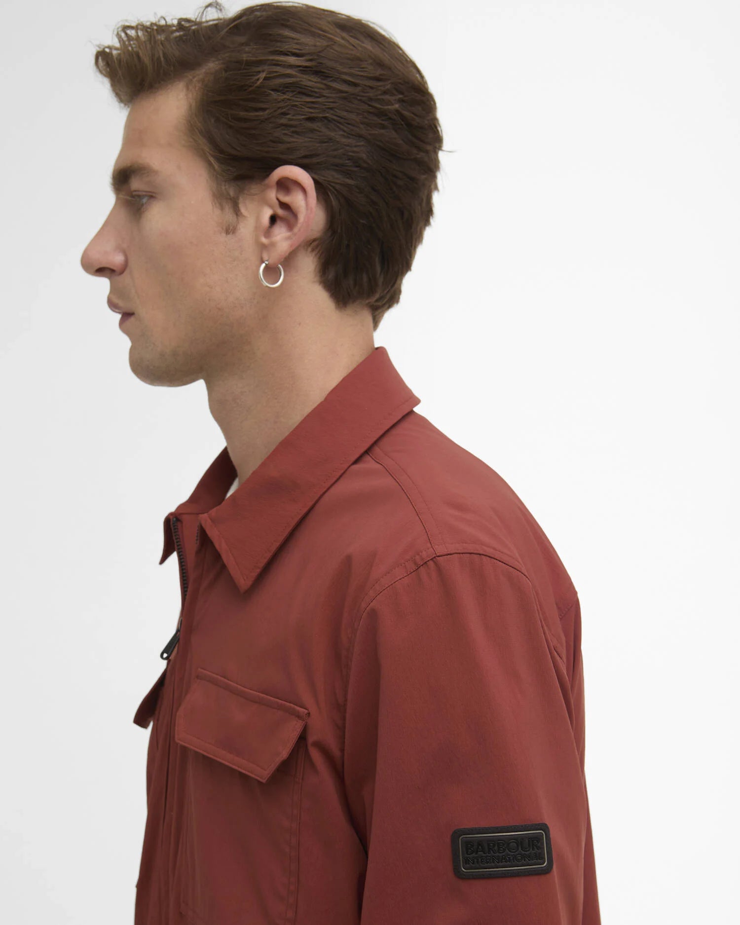 Barbour International Tucson Overshirt - Burnt Henna