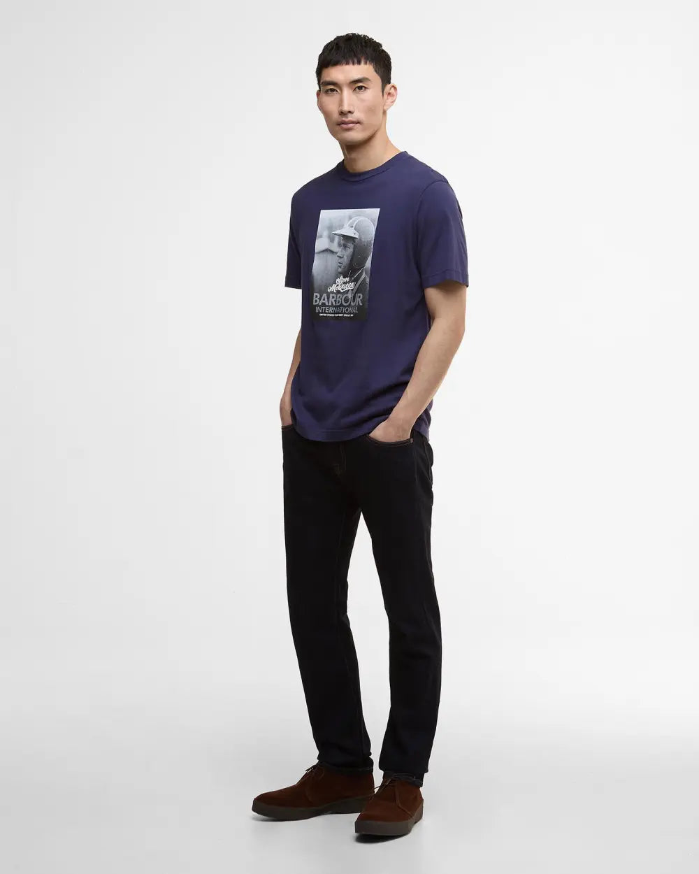 Barbour International SMQ Port T-Shirt - Royal Blue