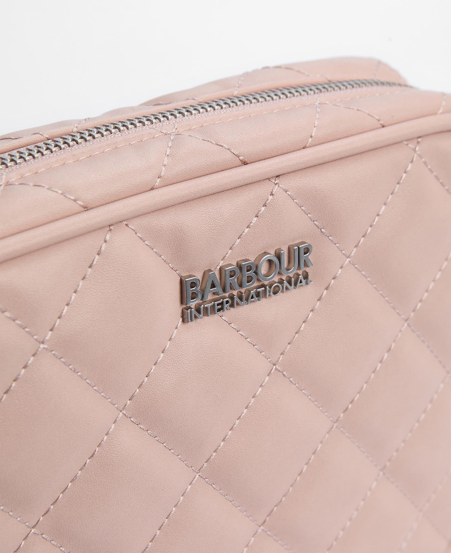 Barbour International Quilted Sloane Crossbody Bag - Pale Mauve