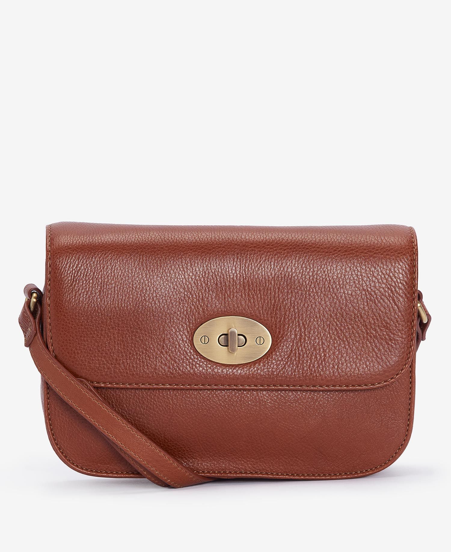 Barbour Isla Leather Cross Body Bag - Brown