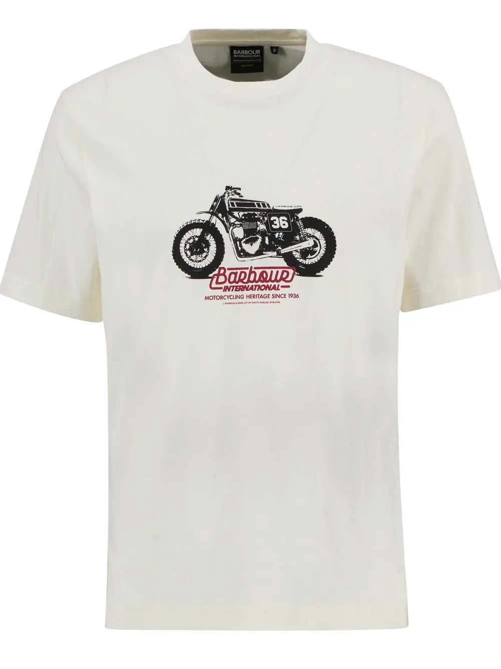 Barbour International Cruise Graphic T-Shirt - Whisper White