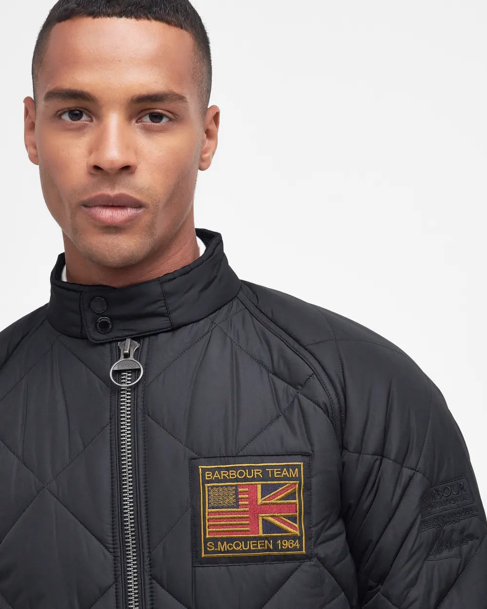 Barbour International SMQ Quilted Merchant Jacket - Black