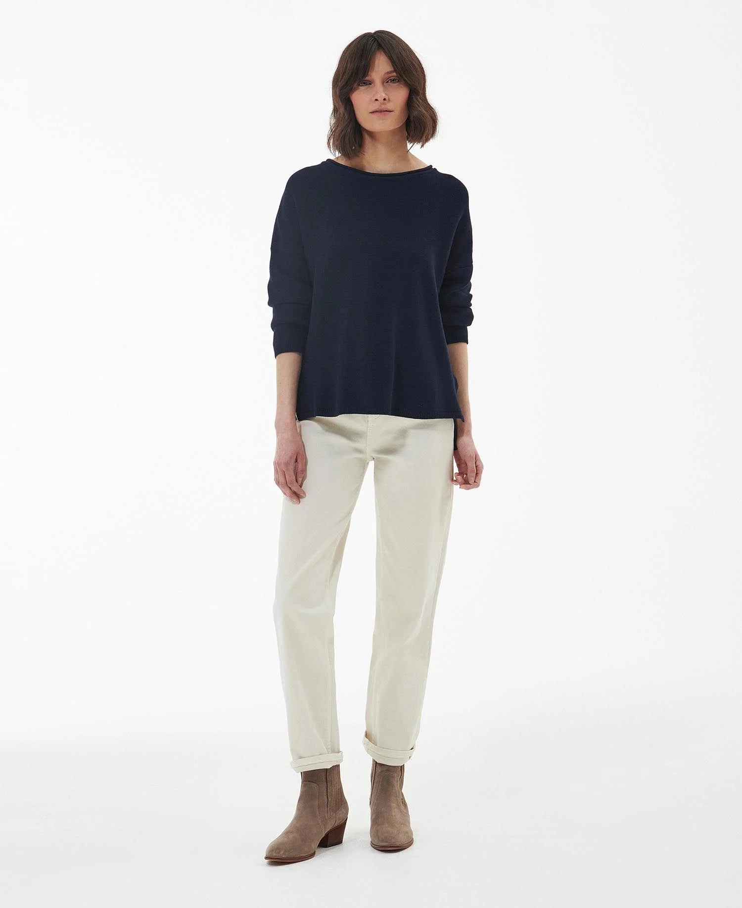 Barbour Marine Knitted Jumper - Navy