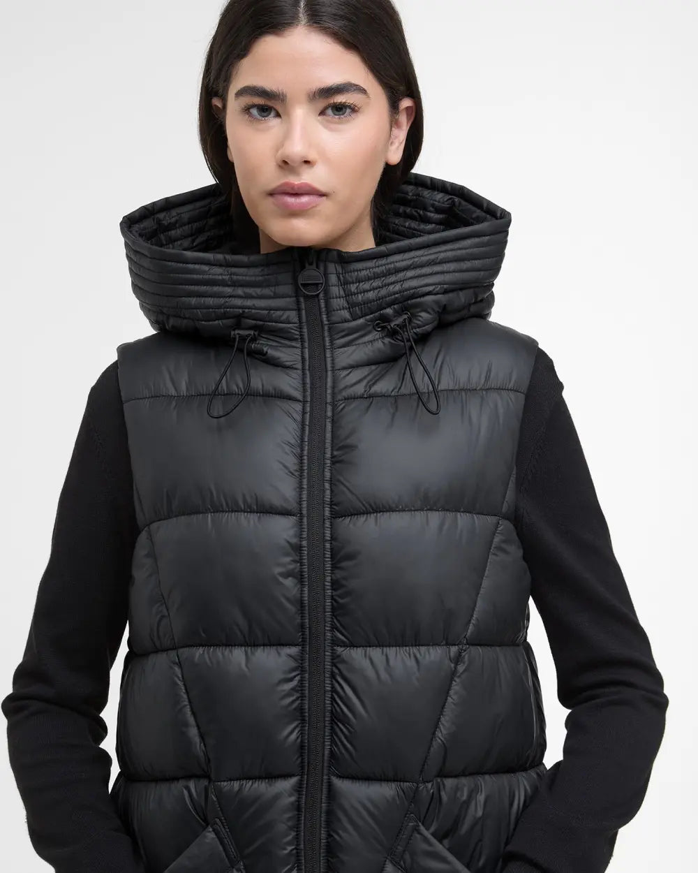 Barbour International Cecilla Puffer Gilet - Black