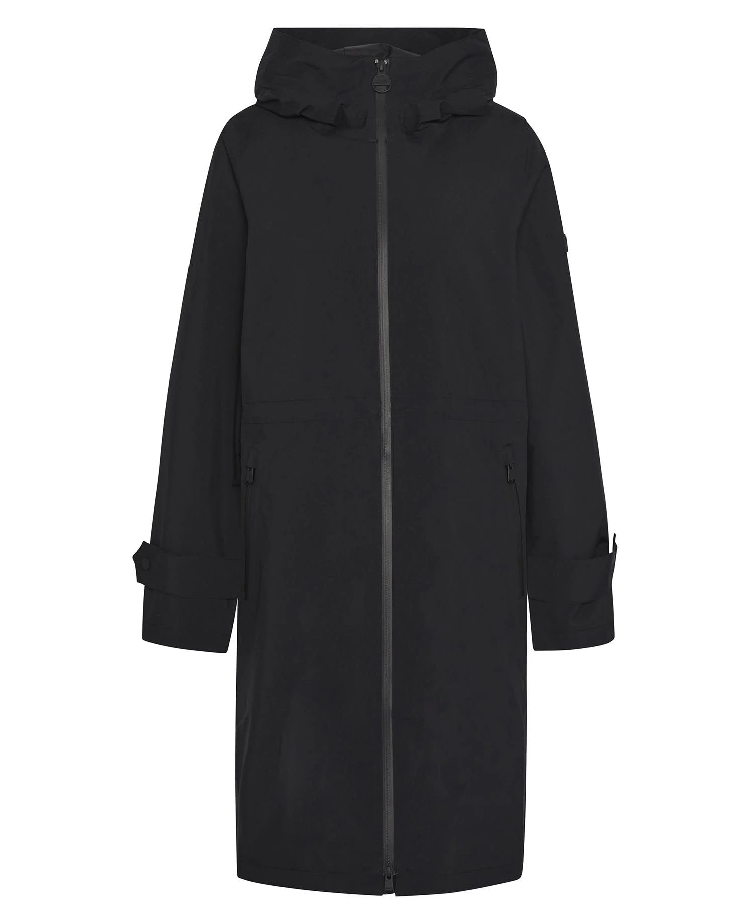 Barbour International Longline Kyra Waterproof Jacket - Black