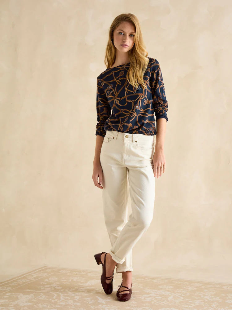 Joules Harbour Bridal Print - Navy