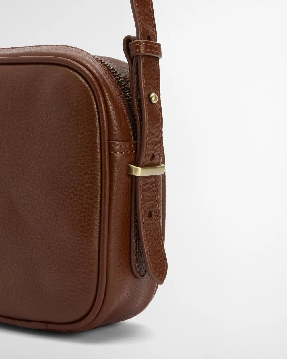 Barbour Daphne Leather Crossbody Bag - Brown