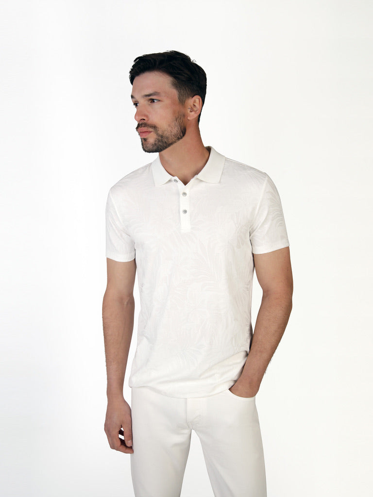 Mish Mash Lento Polo Shirt - Gardenia White
