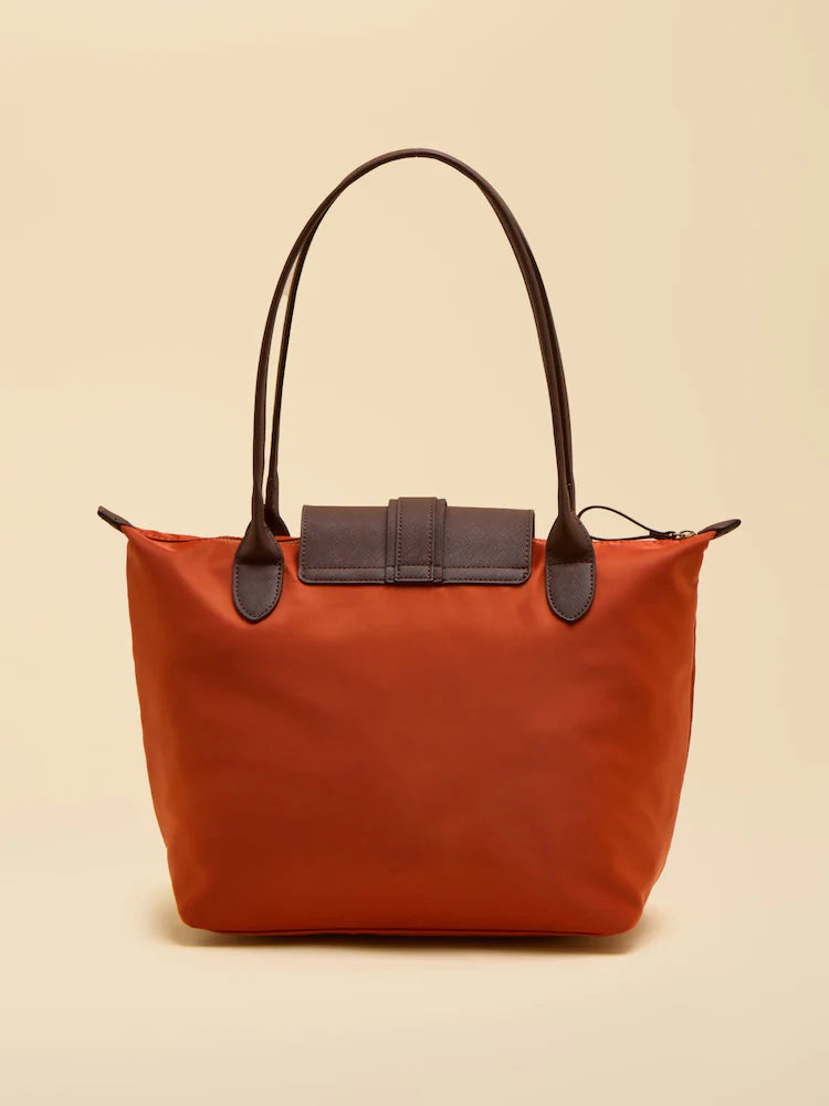 Joules Edie Orange Shopper Bag