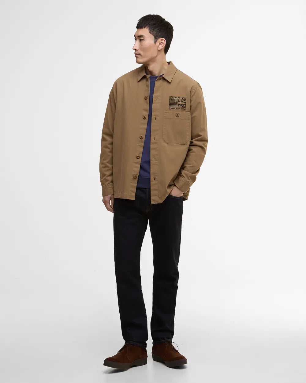 Barbour International Jacks Overshirt - Sandstone