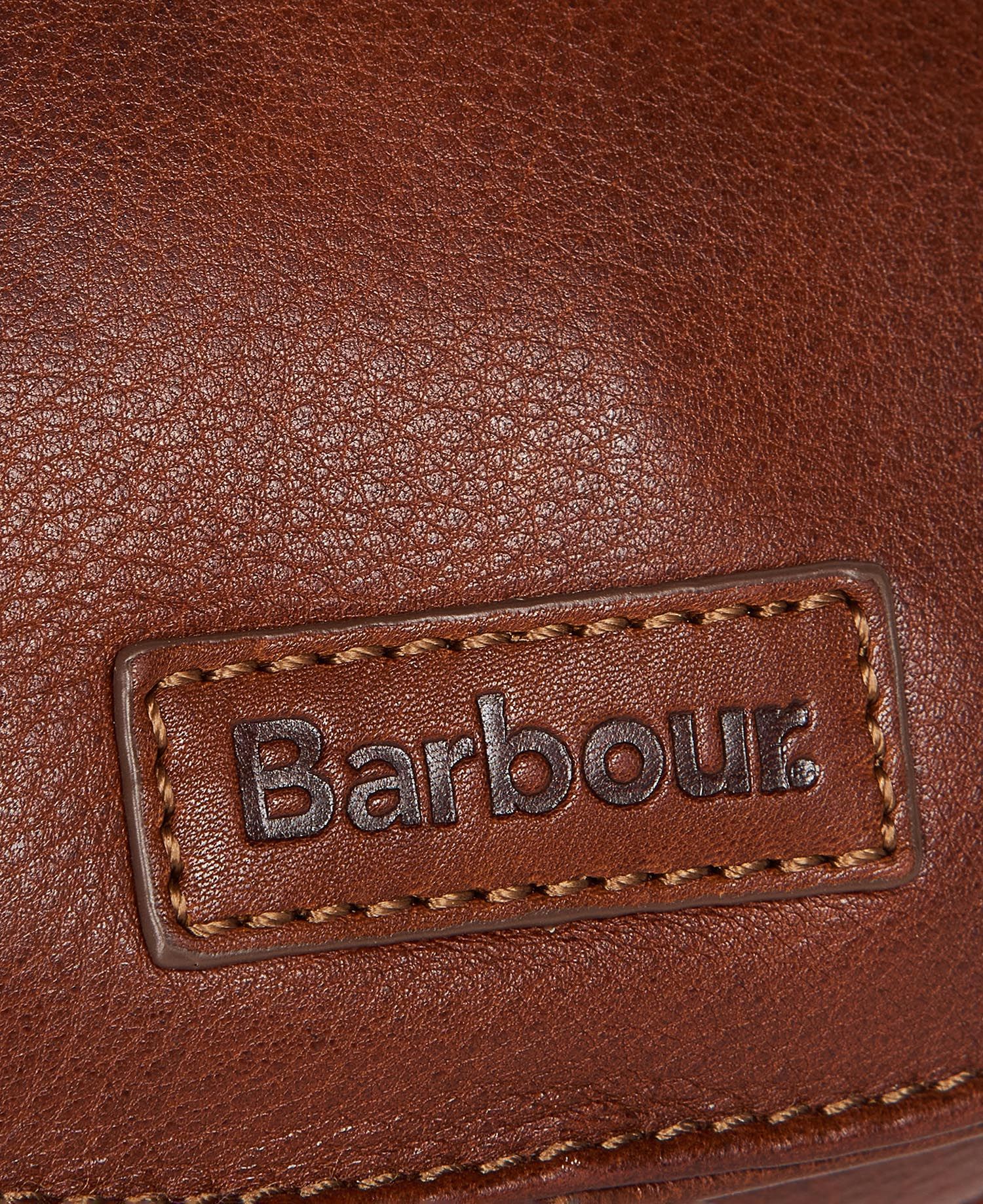 Barbour Laire Leather Saddle Bag - Brown