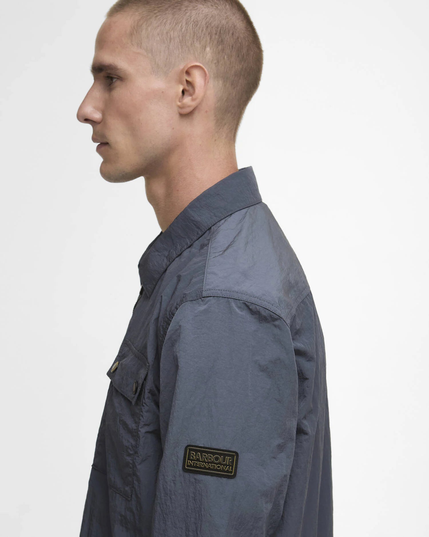 Barbour International Inline Overshirt - Storm Grey