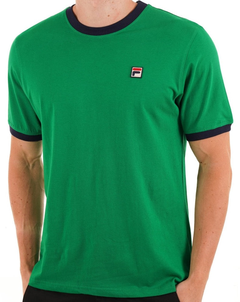 FILA Marconi Tee - Green/Fila Navy